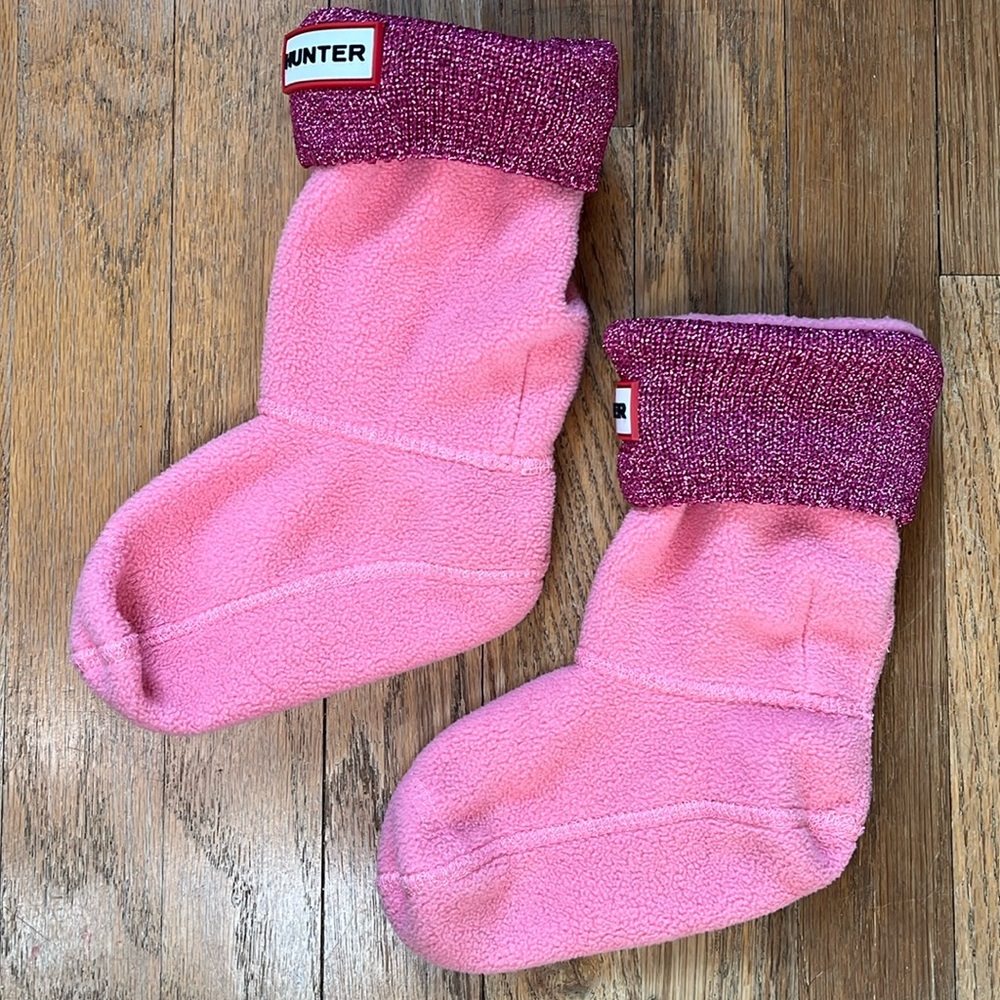 Hunter pink sparkle boot liners